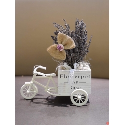 Bicycle with lavender
