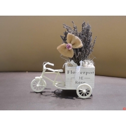 Bicycle with lavender