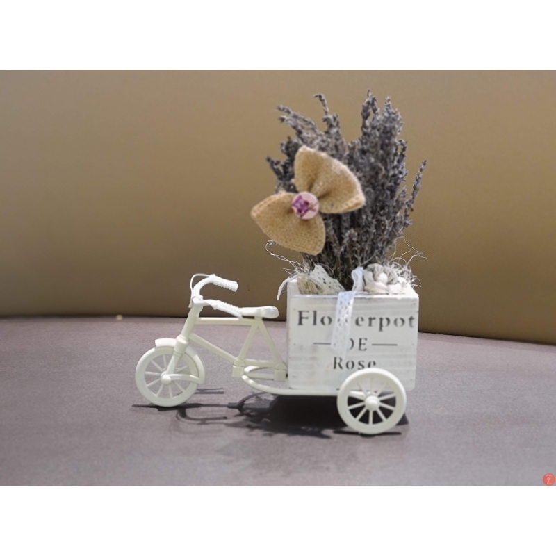 Bicycle with lavender
