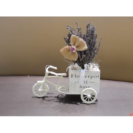 Bicycle with lavender
